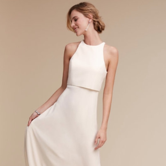BHLDN Dresses & Skirts - BHLDN Jill Stuart Iva Crepe Maxi